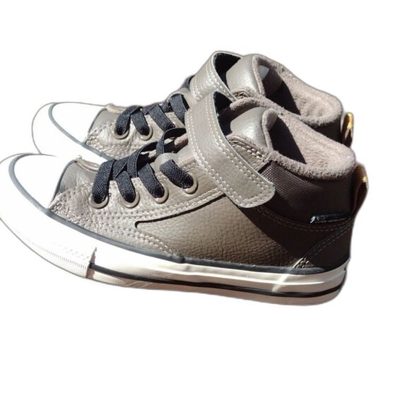 Converse Check Taylor All Star Gray Malden Street Lined Sneakers Size 13 Youth - Picture 2 of 10